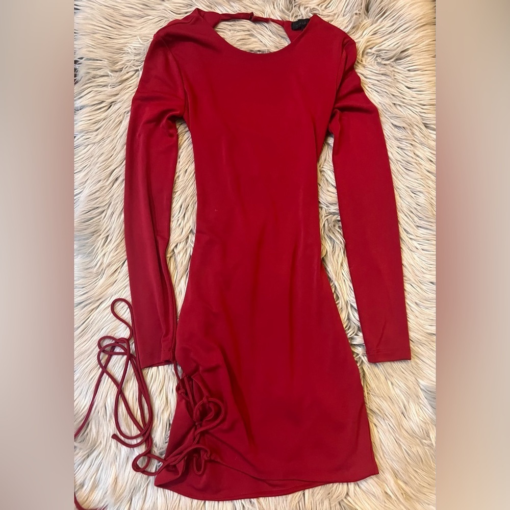 Like new Revolve Hours sexy lace up dress - Picture 7 of 8
